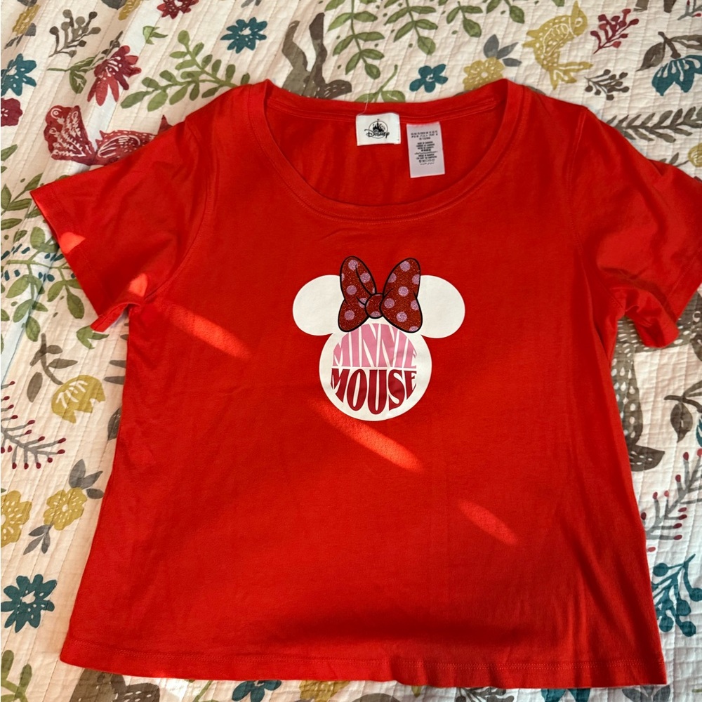 Disney Minnie Mouse Red Adult T-Shirt